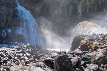Krimml Waterfalls in Austria