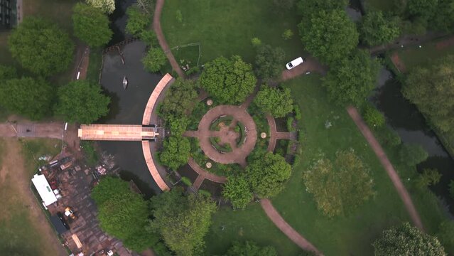Eventyrhaven in Odense, Denmark by Drone
