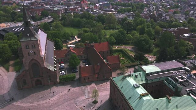 Eventyrhaven in Odense, Denmark by Drone