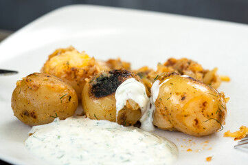 Spiced baby potatoes