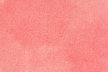 Fototapeta premium Abstract red watercolor background hand-drawn on paper. Red colors abstract watercolor wallpaper. Red color for design, web, card, decoration, text, surfaces.