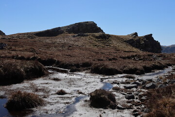 glen shiel scottish highlands moorland