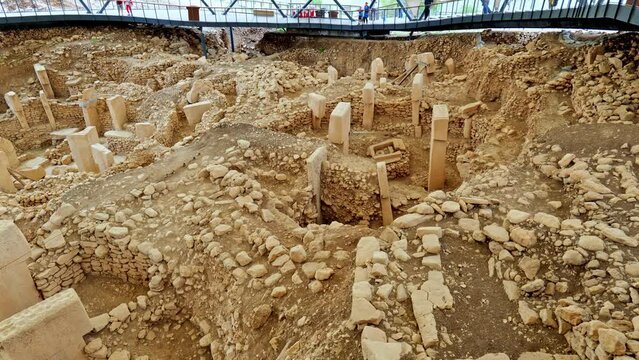 G&ouml;beklitepe, a Neolithic archaeological site near the city of Sanliurfa in Turkey.  It is the world's oldest known temple and UNESCO world heritage site.