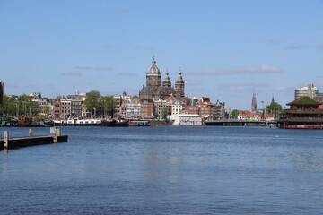 Fototapeta premium view of the city Amsterdam 