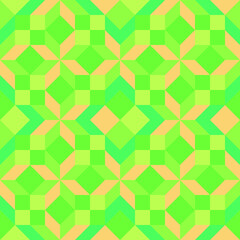 Pastel Geometric Shapes Seamless Pattern. Vector illustration
