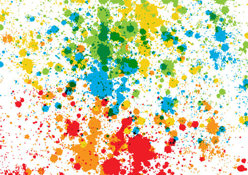 Abstract vector splatter paint color isolated background design. illustration vector design.