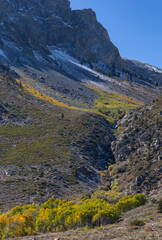 Autumn colors in the Eastern Sierra Nevada mountains