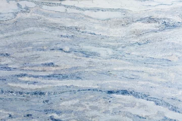 Poster Im Rahmen Calzite azul extra - natural marble stone texture, photo of slab. © Dmytro Synelnychenko