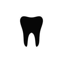 Tooth icon design vector isolated on white background