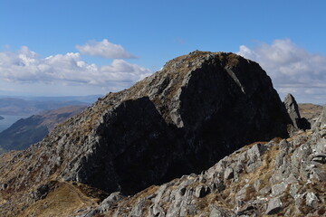 five sisters of kintail Sgurr nan Saighead Glen shiel scotland highlands