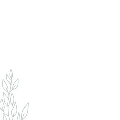 Obraz premium Abstract corner leaf