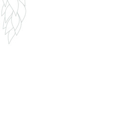 Abstract corner leaf