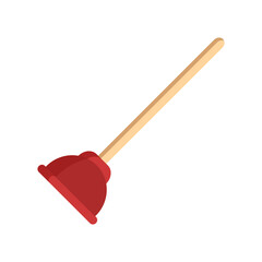 Plunger - Plumbing icon vector design template.