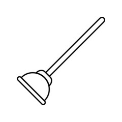 Plunger - Plumbing icon vector design template.
