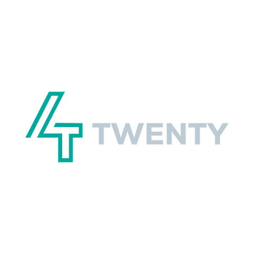 Unique and Creative 4T Logo Design. 