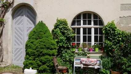 romantischer Hauseingang