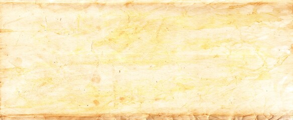 Old worn blank parchment paper texrture or background