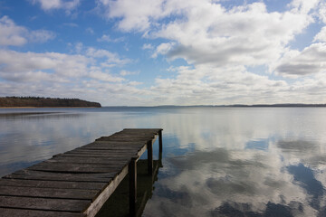 Naklejka premium Steg am See