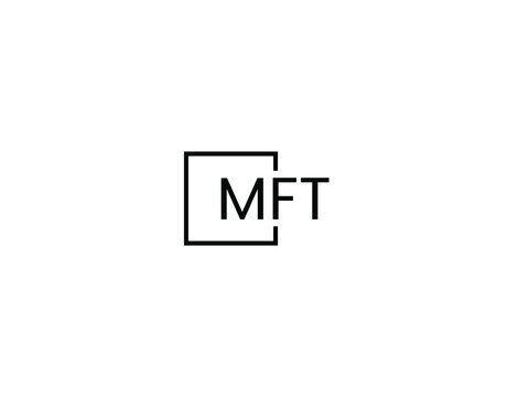 MFT Letter Initial Logo Design Vector Illustration