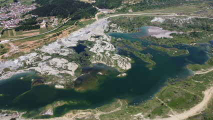 National park with beautiful lake view