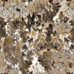 Gordijnen Mottled marble texture with contrast colour cracks. Seamless square background, tile ready. © Dmytro Synelnychenko