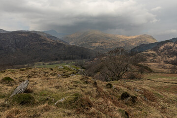 View of Snowdonia, North Wales