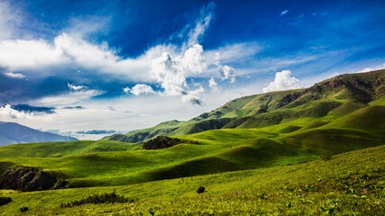 landscape with clouds