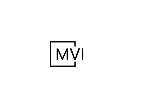 MVI Letter Initial Logo Design Vector Illustration