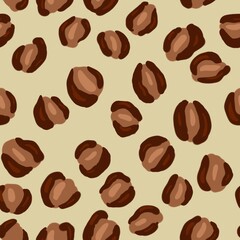 leopard skin, spots, wild animal, animal style drawing, nature, seamless, pattern,