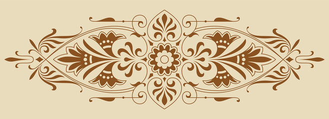 Luxury vector ornament in ancient style for flyer, invitations or greeting cards.