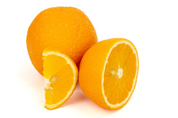 Orange Valencia - Egypt isolated inn extendable plain background, studio lighting, macro detailing, ample copy space all around 