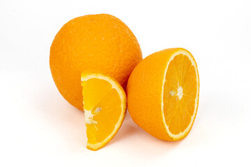 Orange Valencia - Egypt isolated inn extendable plain background, studio lighting, macro detailing, ample copy space all around 