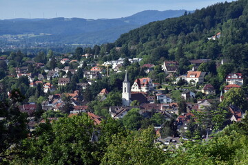 Fototapeta premium Freiburg-Herdern im Frühling