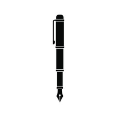 pen icon. symbol on blank background. vector illustration