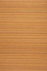 Straight Teak veneer background in light brown color, texture for new design project.