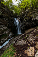 Waterfalls in the mountains
Mostnica Gorge, Stara Fužina, Slovenia