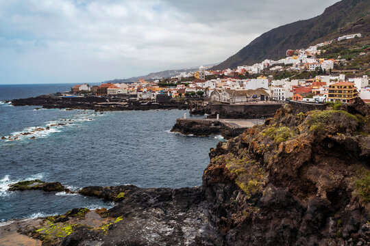 Coastal town, Garachico, Tenerife, Canary Islands, Spain