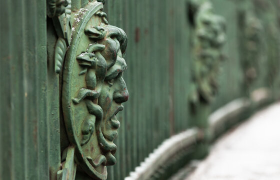 Decorative fence of the Summer Garden, St.Petersburg, Russia