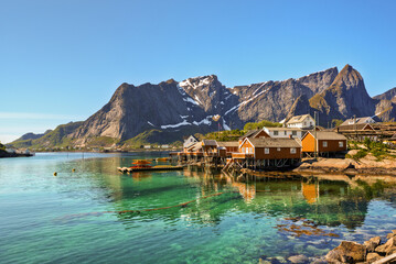 Lofoten in Norwegen im Sommer