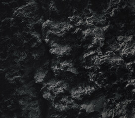Grunge Rough structure. Black texture. Stone background. Dark marble. Rock texture. Rock surface with cracks. Rock pile. Paint spots wall. Abstract texture.