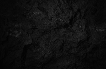 Rock surface with cracks. Black texture. Stone background. Dark marble. Rock texture. Rock pile. Paint spots wall. Grunge Rough structure. Abstract texture.