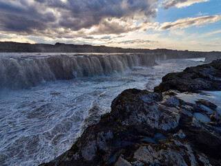 Cascada de Dettifoss de Islandia