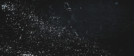 Grunge Rough structure. Black texture. Stone background. Dark marble. Rock texture. Rock surface with cracks. Rock pile. Paint spots wall. Abstract texture.