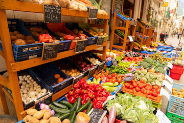 Soller, street shop