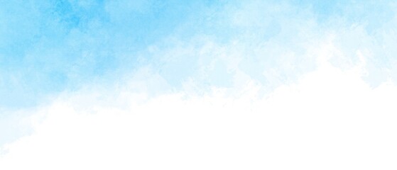 abstract watercolor blue cloud background