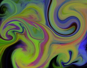 Obraz premium Trippy abstract background