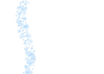 Christmas and New Year snowflakes