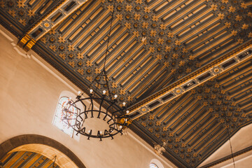 Interior of the church
