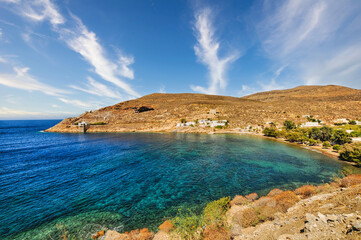 Megalo Livadi in Serifos island, Greece