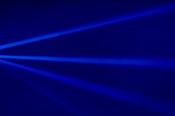 Blue light flare prism rainbow flares overlay effect on black background, light crossing crystals,...